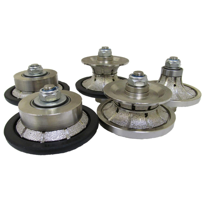 RIGHT LINES Diamond Profiling Router Wheels For Granite, Marble & Porcelain Diamond Edge Router Abrasives World 