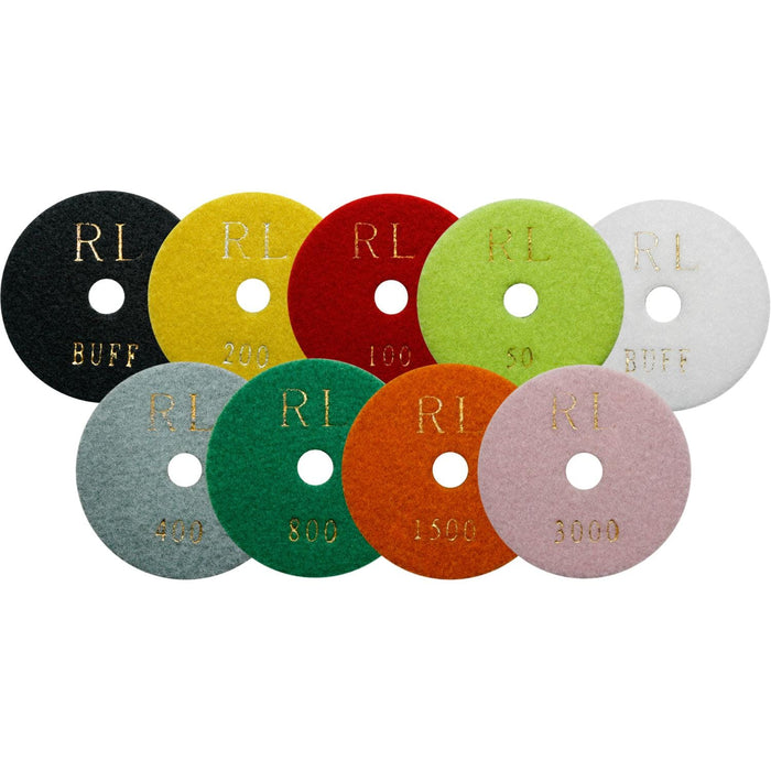 RIGHT LINES Stone Concrete Porcelain Diamond Polishing Pads Wet Use Diamond Polishing Pad Wet Use Abrasives World 