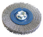 Angle Grinder Brush Wheels: Stainless Steel Wire Brushes Abrasives World Radial crimped 115mm x M14 