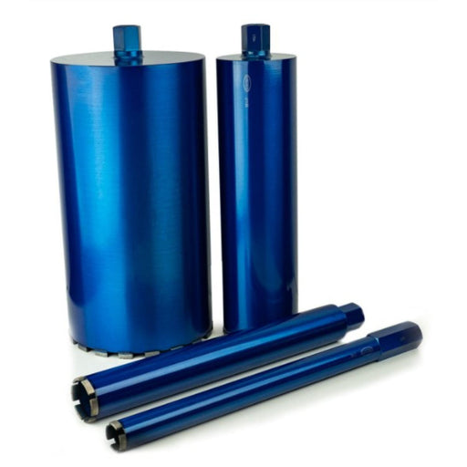 Range of Mexco professional wet core drill bits in various diameters