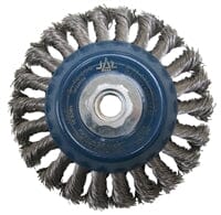 Wire Radial Brush Wheels For Angle Grinders -Steel Wire Brushes Abrasives World 