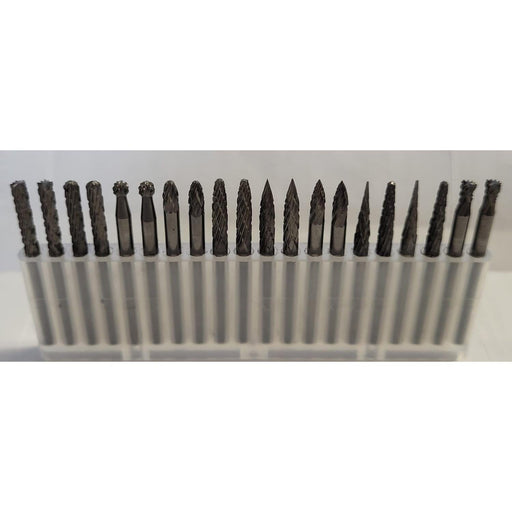 RIGHT LINES Carbide Burr Set HM 20 Piece 3mm Spindle Carbide Burr Hard Metal Abrasives world 
