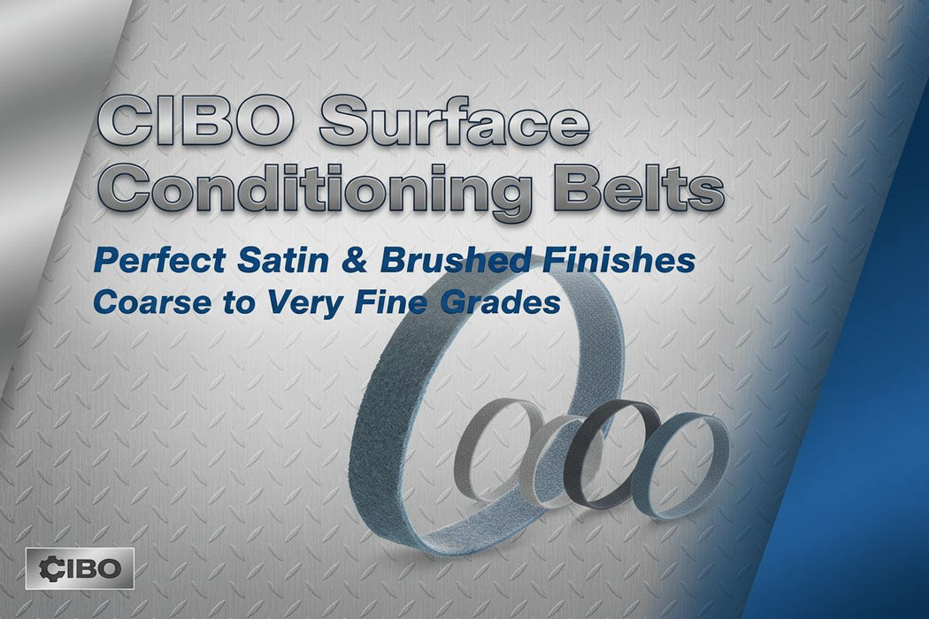 CIBO Surface Conditioning (SCM) Tube Finishing Belts Tube Belts Surface Condtioning SCM Abrasives World 
