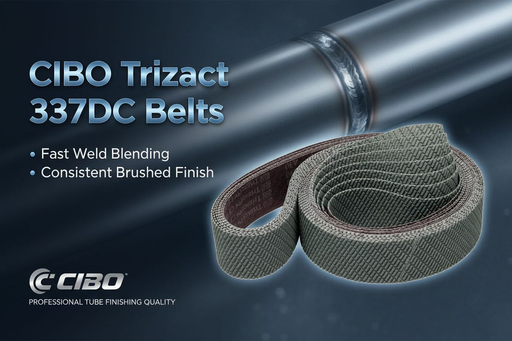 CIBO Trizact™ 337DC Tube Sanding & Finishing Belts Tube Belts Trizact Abrasives World 