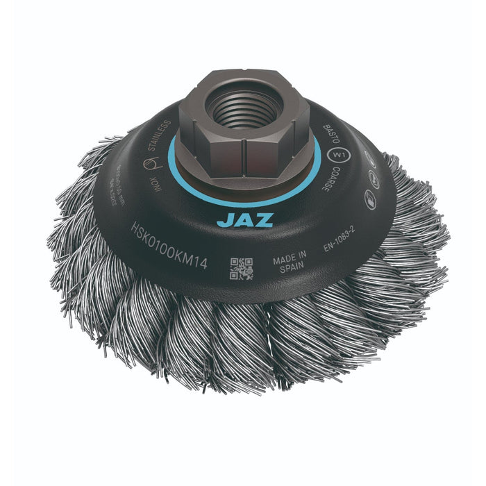 JAZ Angle Grinder Brush Wheels: Stainless Steel Wire Brushes Abrasives World 
