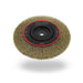Wire Radial Brush Wheels For Angle Grinders -Steel Wire Brushes Abrasives World Brass Coated Steel Crimped Wire 