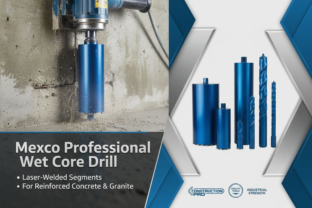 Mexco Professional Wet Core Drill Diamond Core Drill Bit Wet Use Abrasives world 